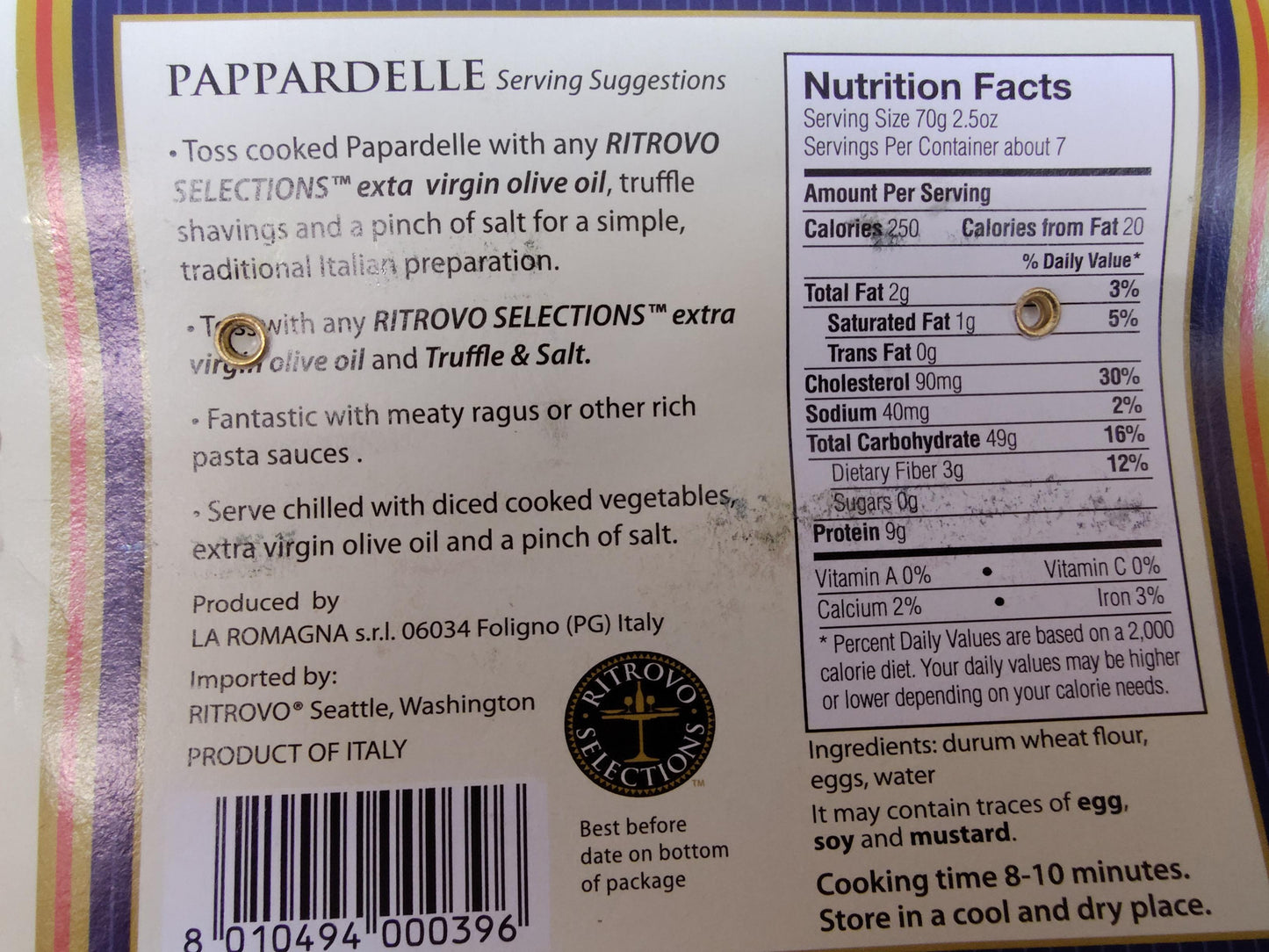 La Romagna Egg Pappardelle