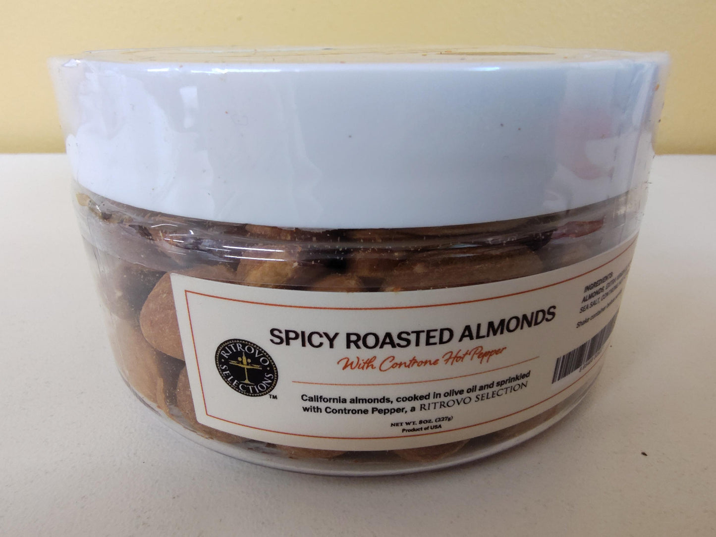 Ritrovo Spicy Roasted Almonds with Controne hot peppers