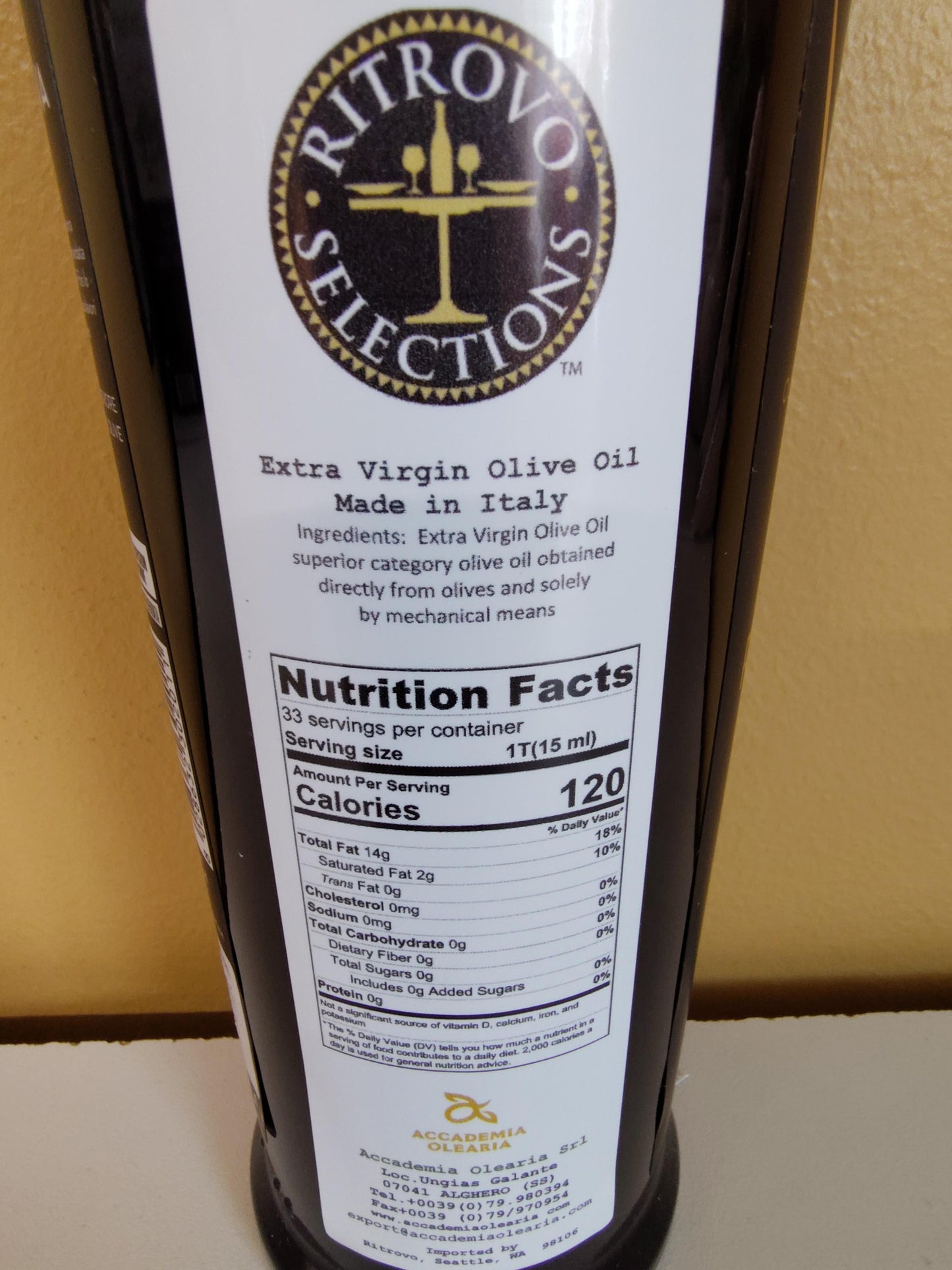 Accademia Olearia Olio Gran Riserva Extra Virgin Olive Oil