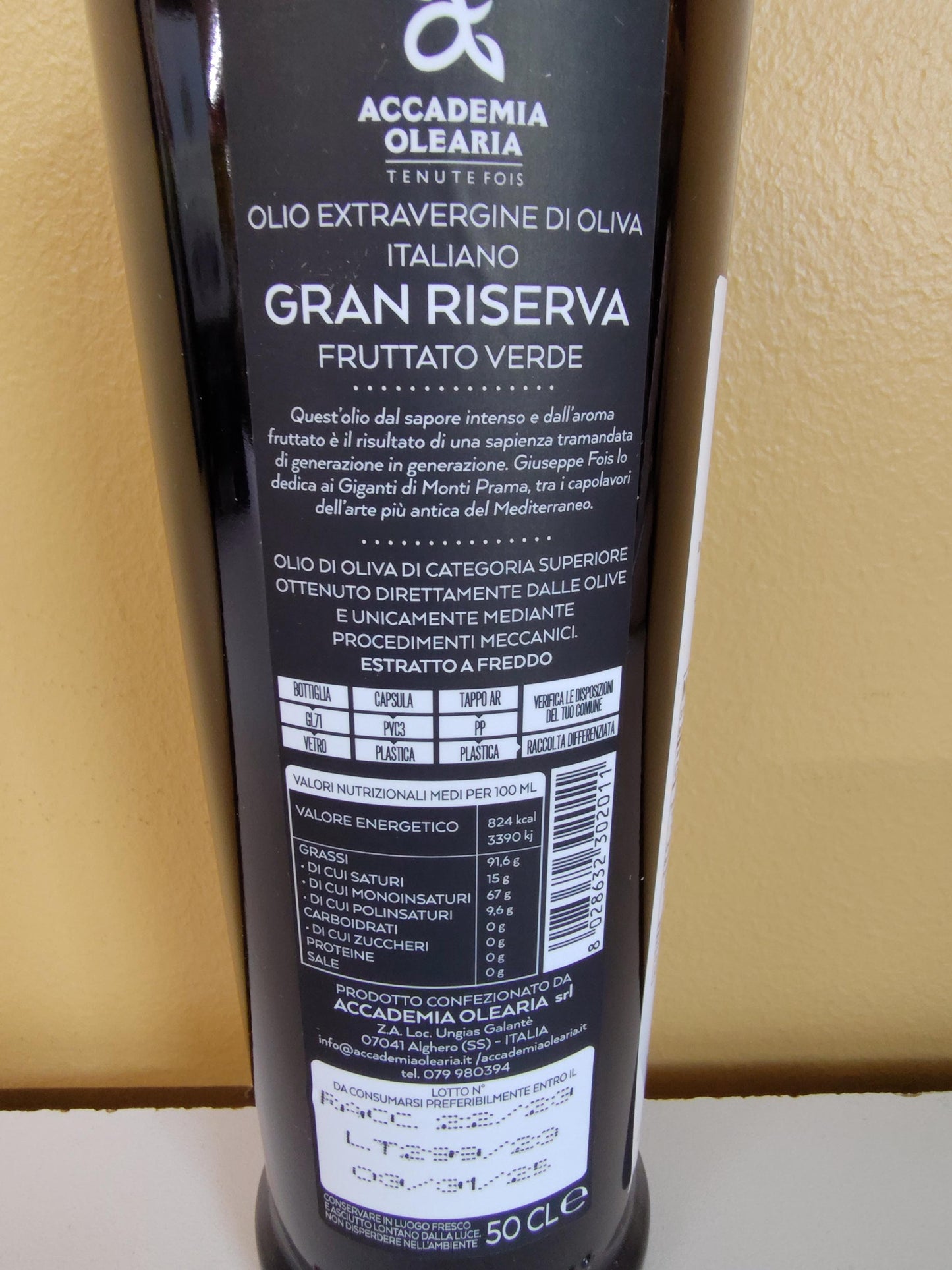 Accademia Olearia Olio Gran Riserva Extra Virgin Olive Oil