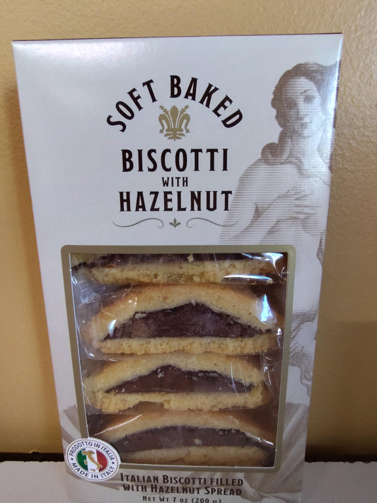 Borgo de' Medici Soft Baked Biscotti with Hazelnut Spread