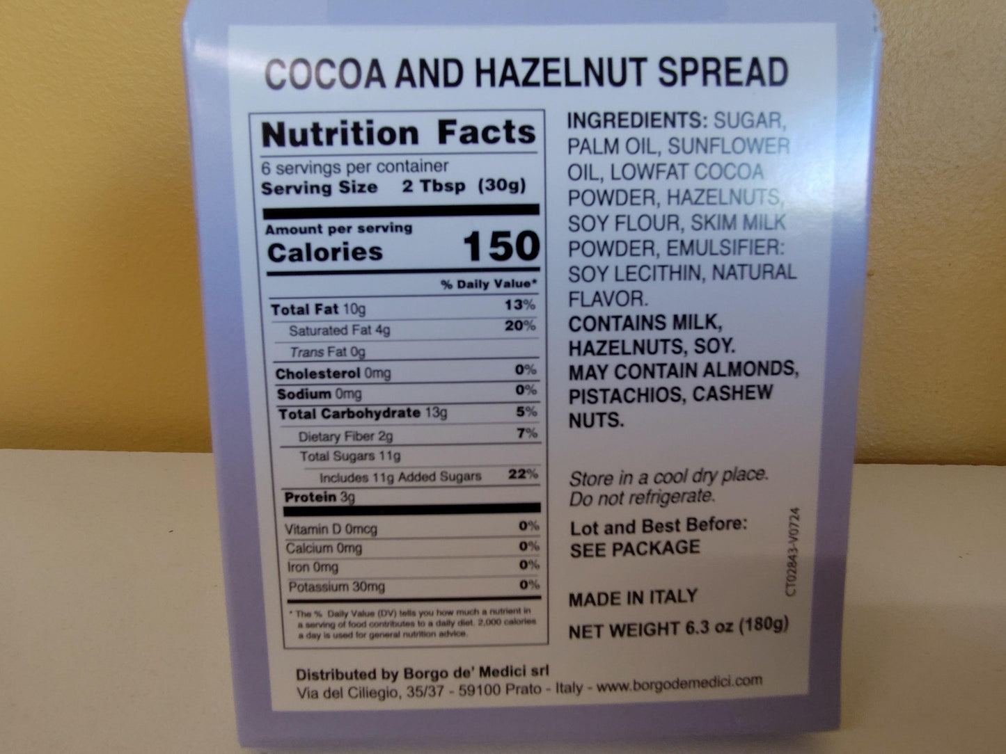 Borgo de' Medici Dark Chocolate Spread