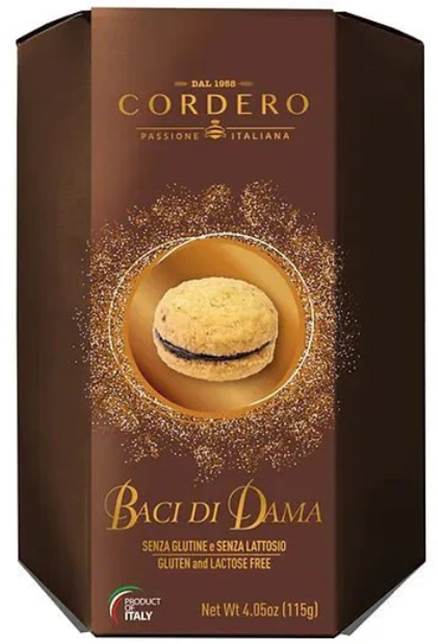 Cordero Gluten Free Baci di Dama Cookies