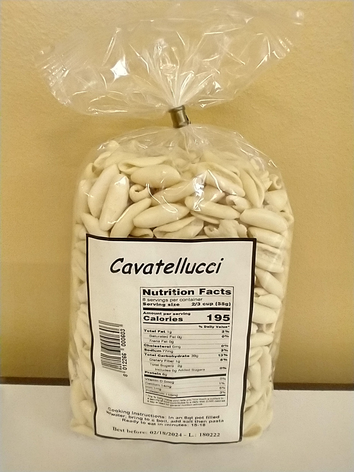 Cavatellucci Pasta Pmc 500g