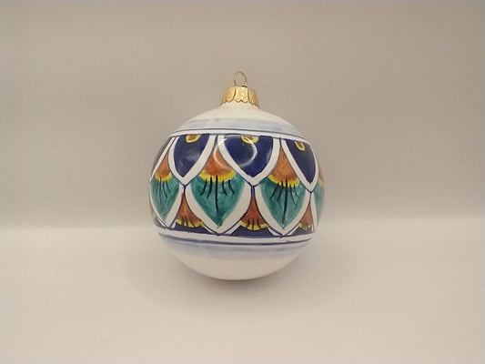 Simpatico Peacock Round Ornament