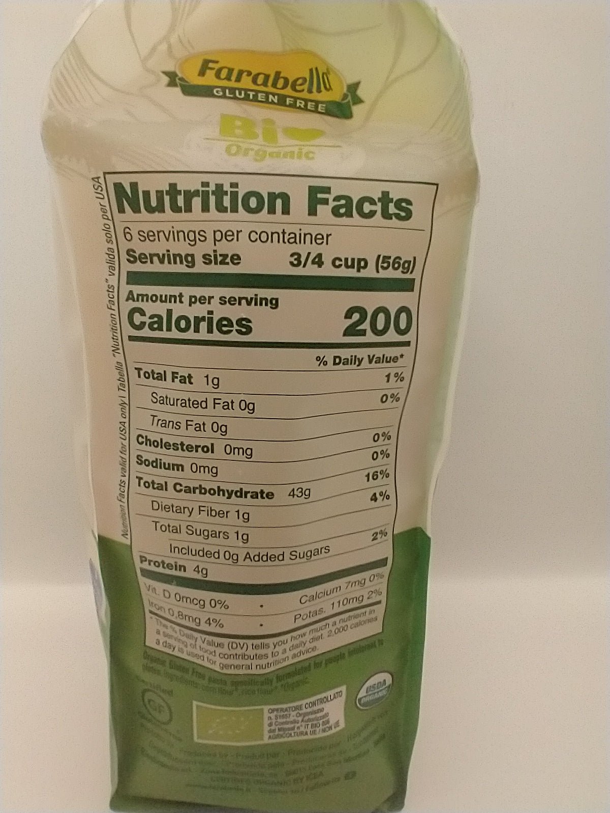 Farabella Gluten Free Rigatoni Pasta