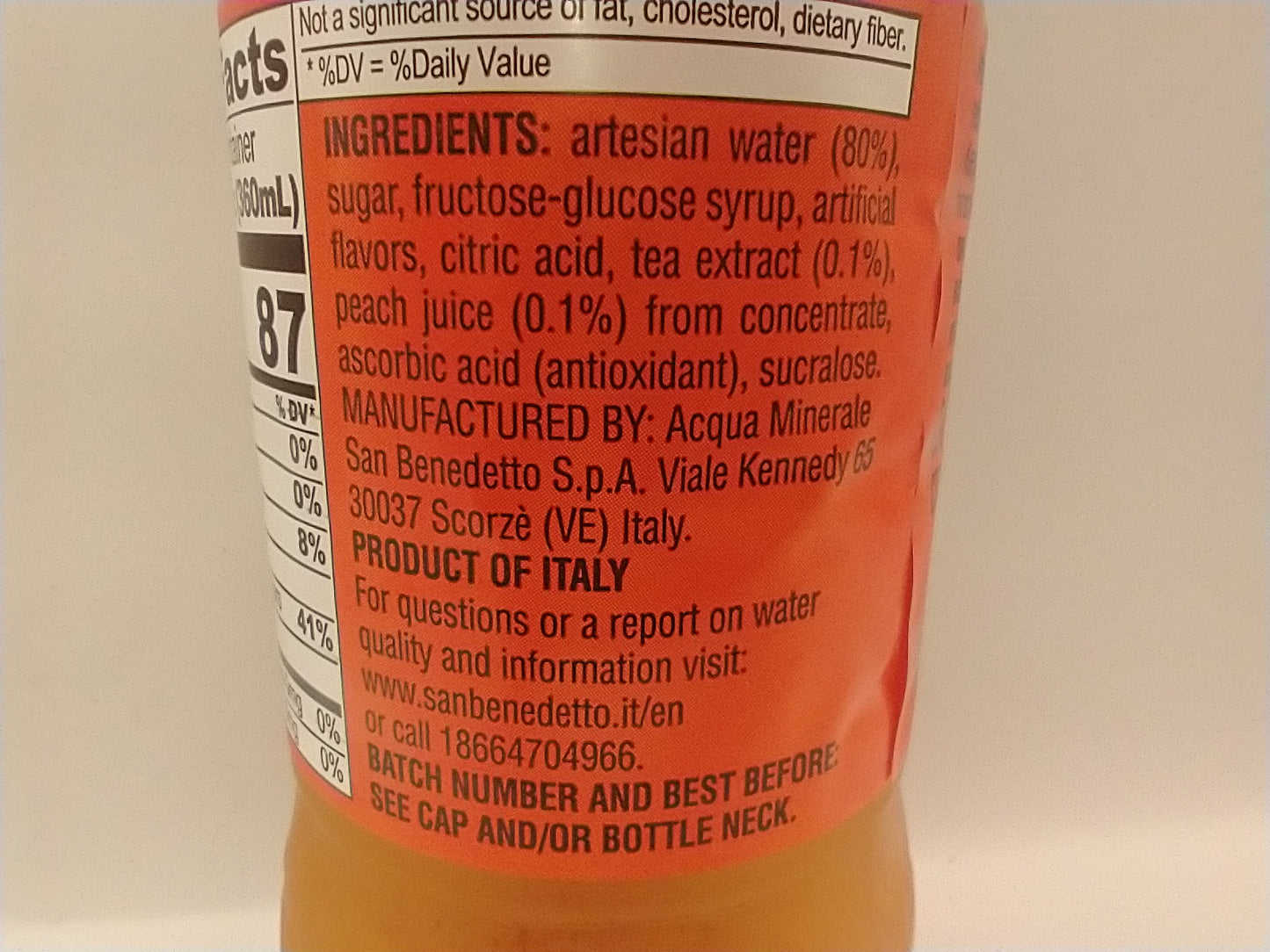 San Benedetto Peach Iced Tea