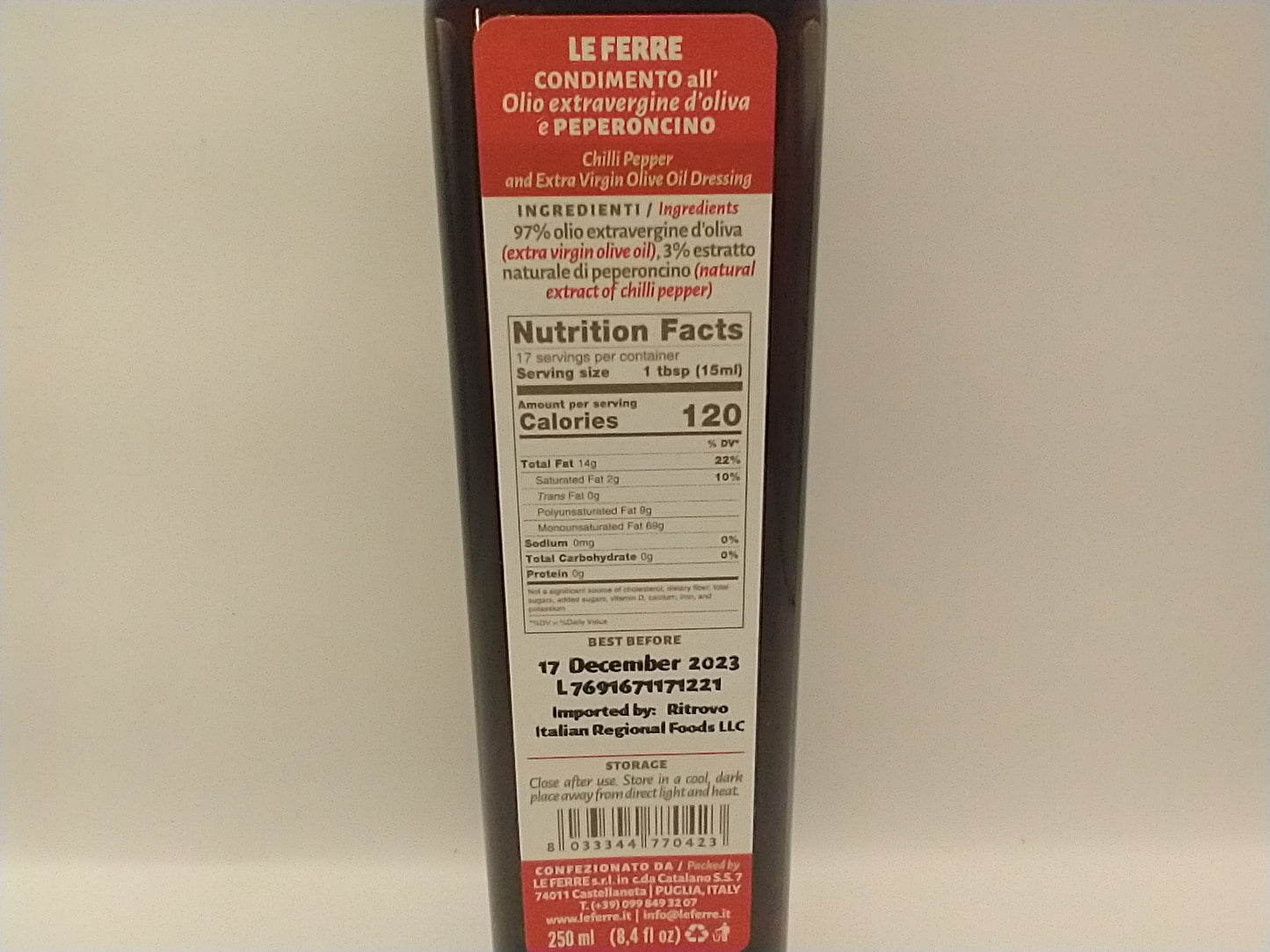 Chilli Pepper Olive Oil