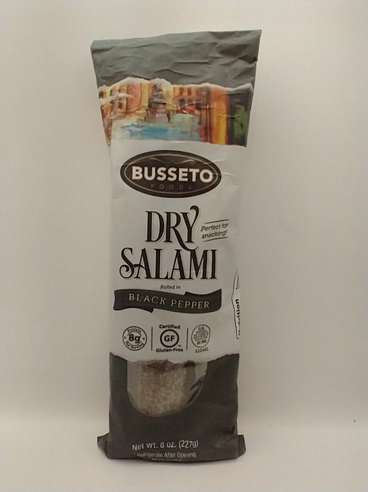 Busseto Black Pepper Salami stick