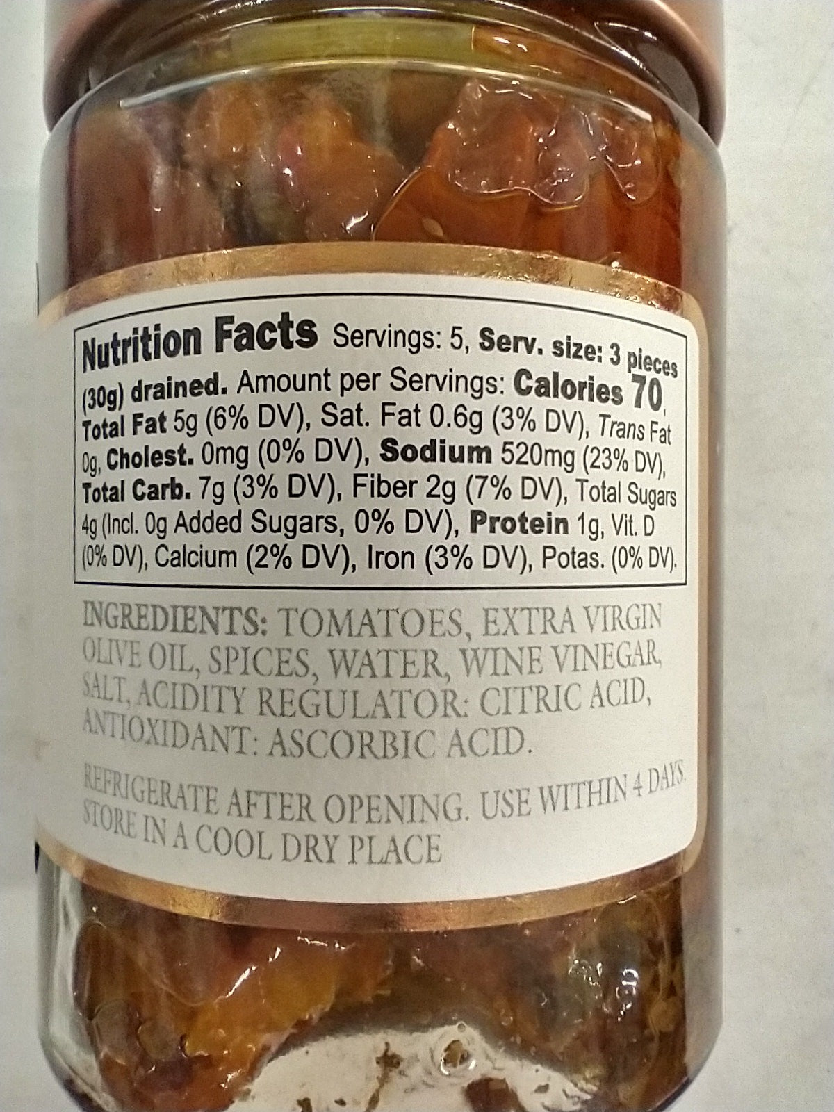 Paolo's Sundried Tomatoes in EVOO