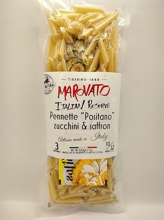Marovato Pennette Positano Zucchini And Saffron