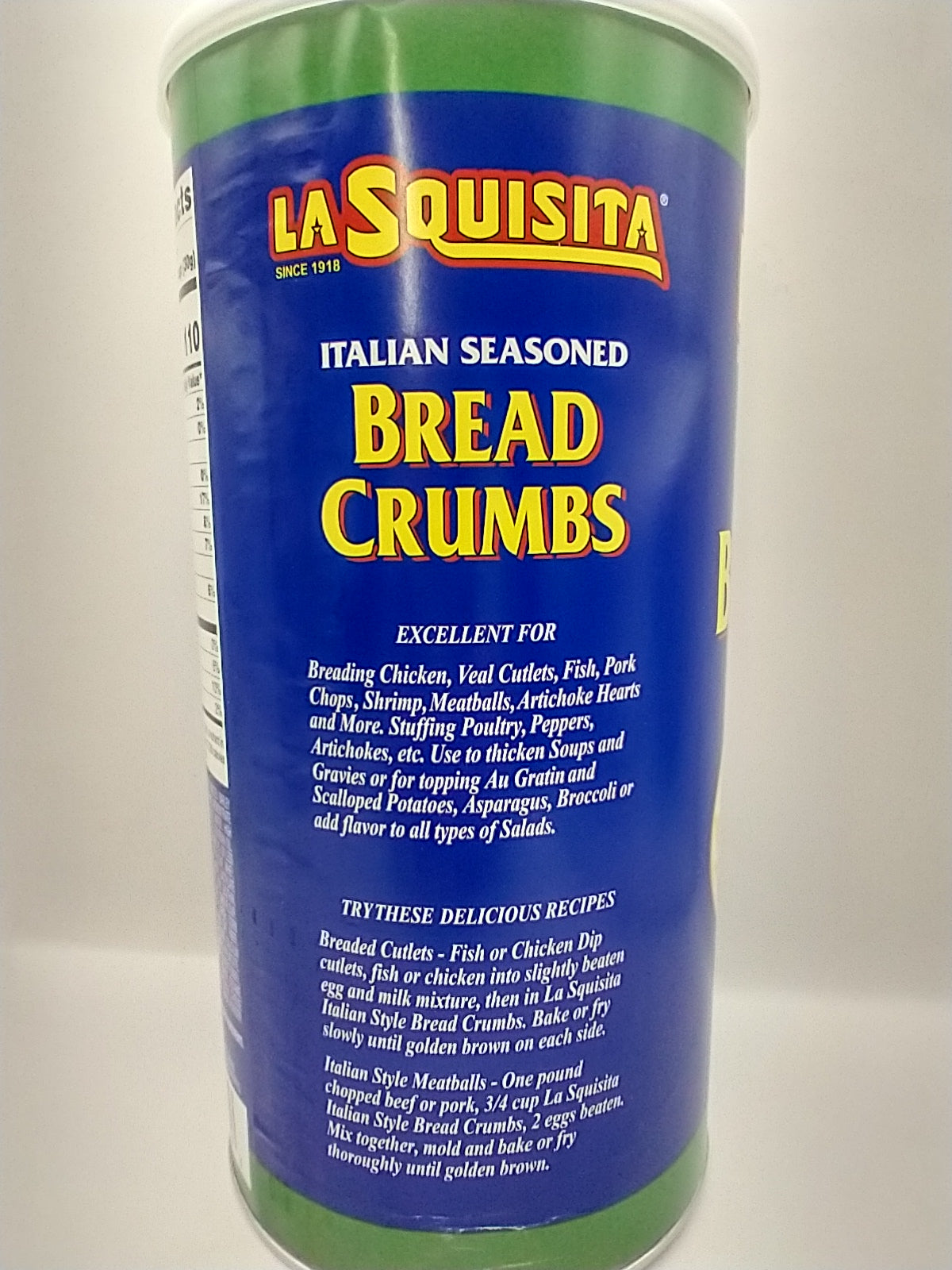 La Squisita Italian Seasoned Bread Crumbs