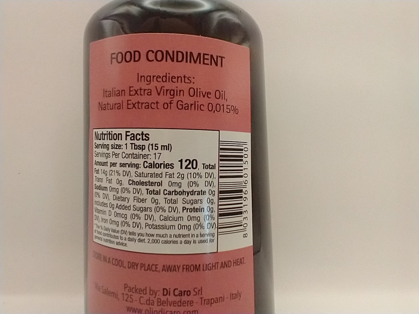 Carmela Di Caro Garlic EVOO