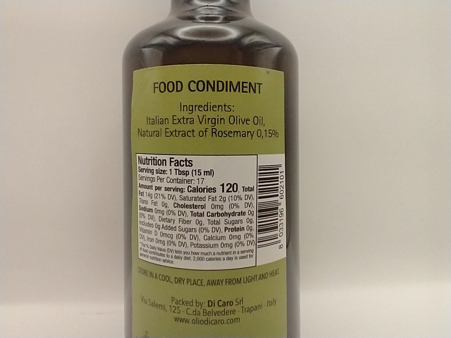 Carmela Di Caro Rosemary EVOO