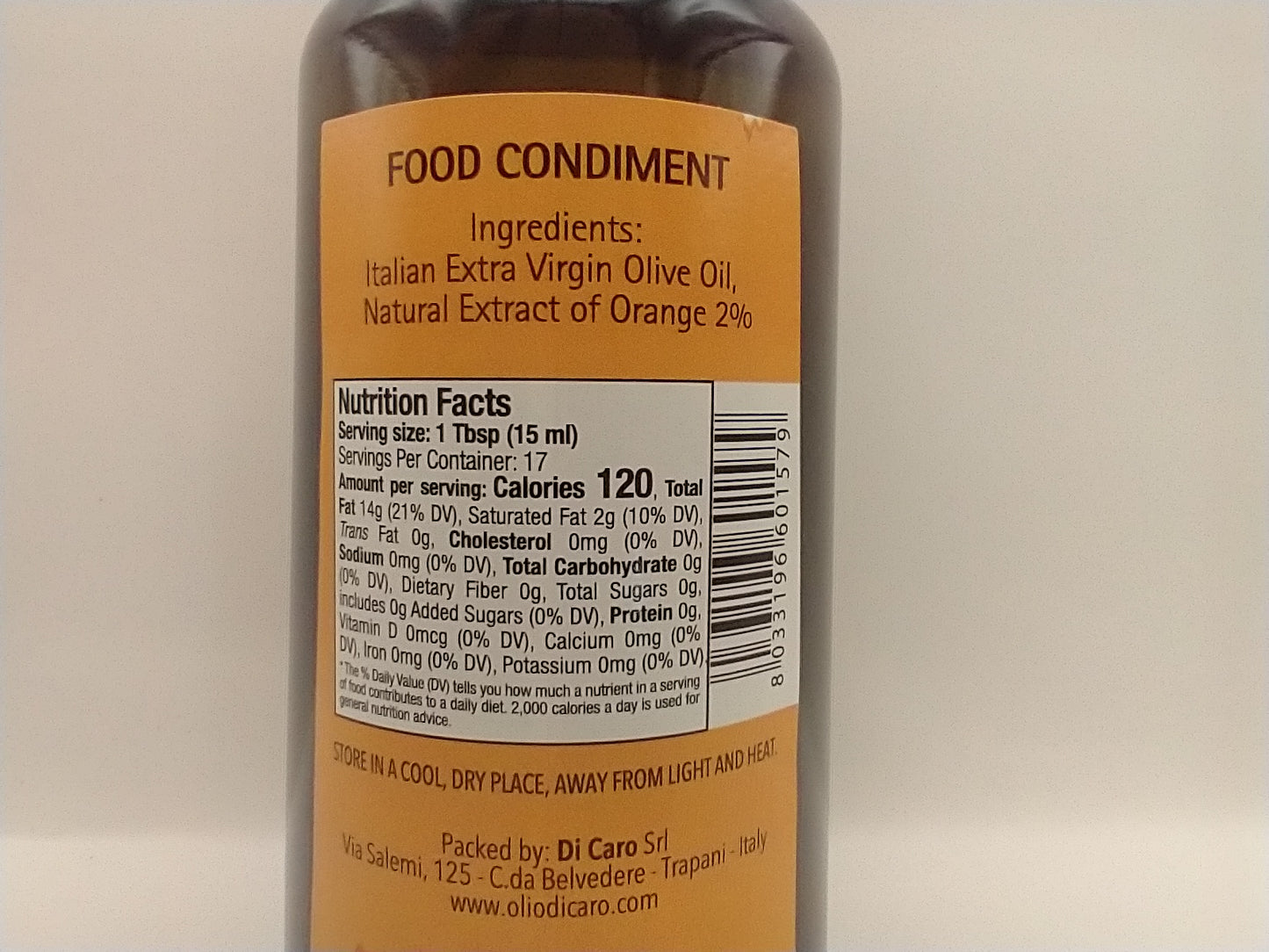 Carmela Di Caro Orange EVOO