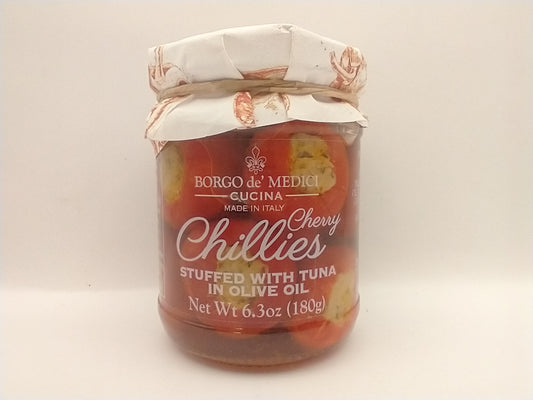 Borgo de' Medici Cherry Chillies Stuffed with Tuna in Olive Oil