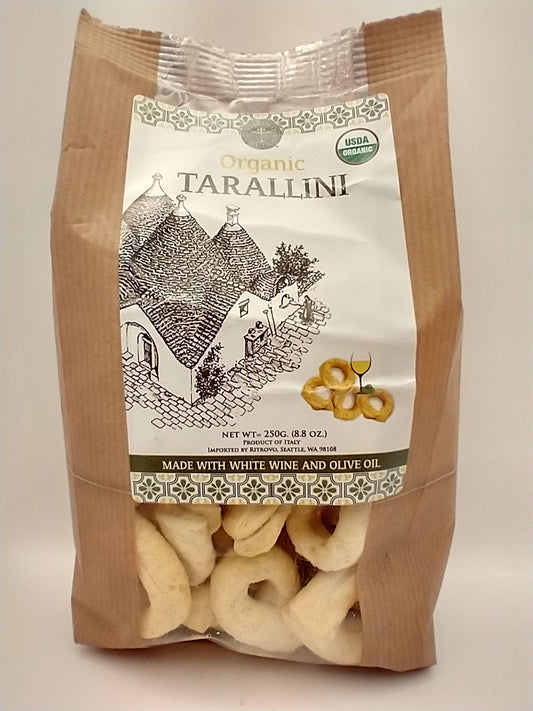 Organic Taralli with White WIne