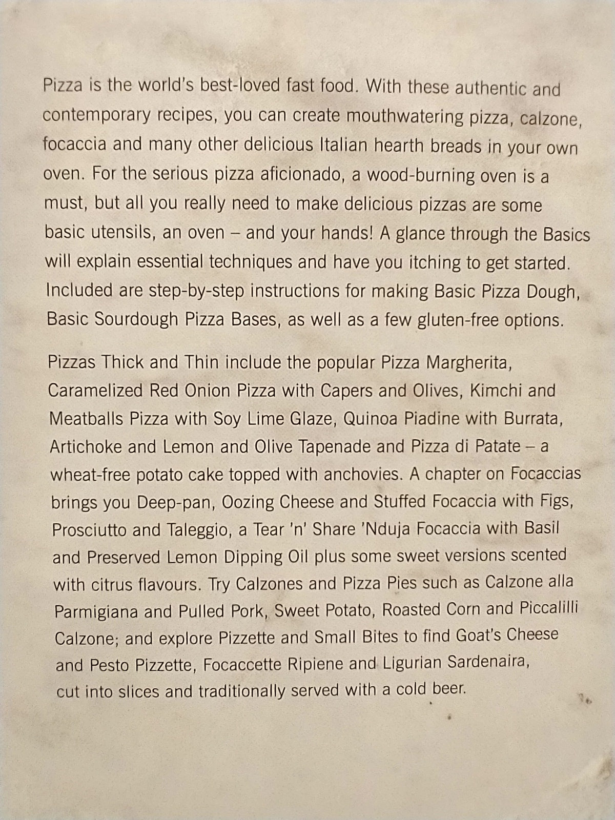 Craft Pizza Cookbook
