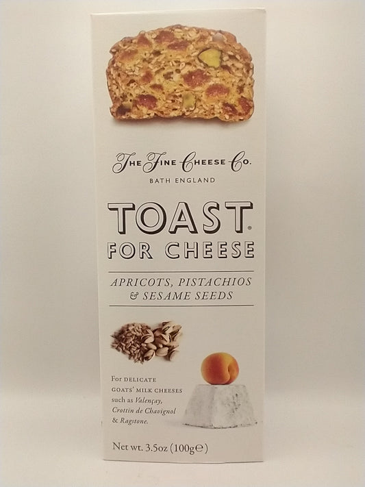 Toasts for Cheeses with Apricots, Pistachios and Sunflower
