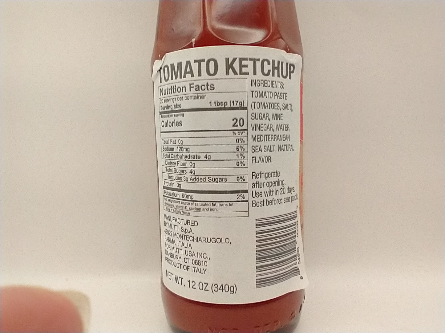 Mutti Italian Ketchup 12 oz