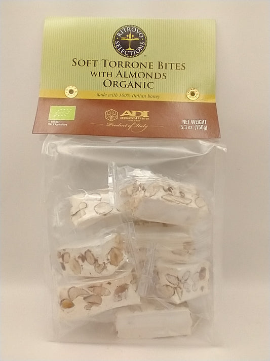 Soft Torrone Bites with Almonds