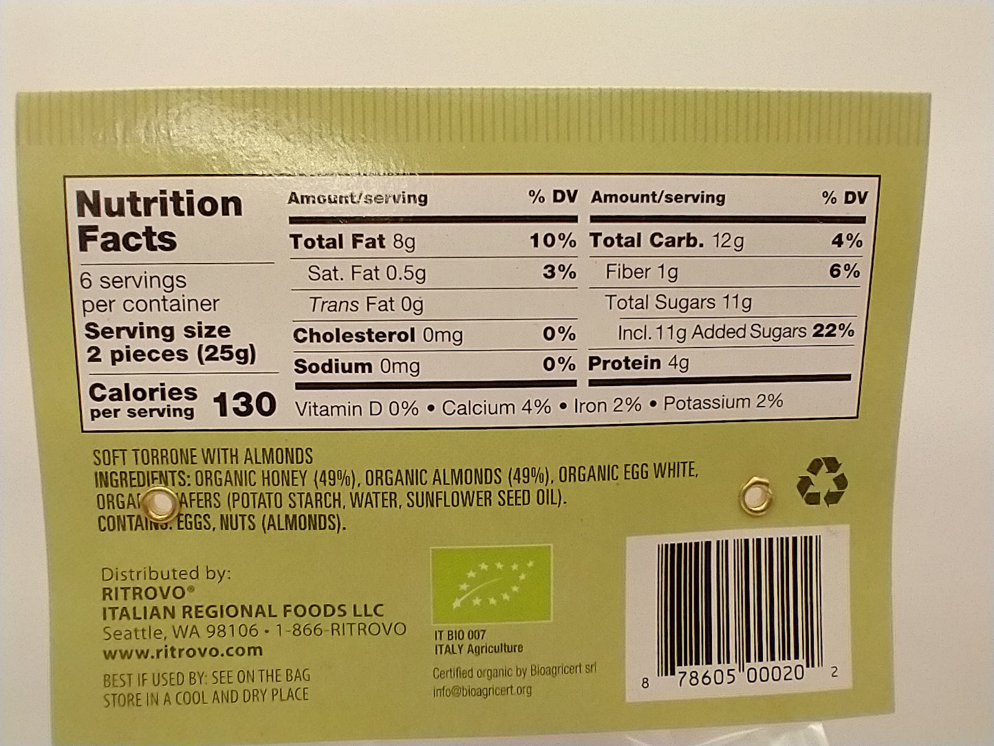 Soft Torrone Bites with Almonds