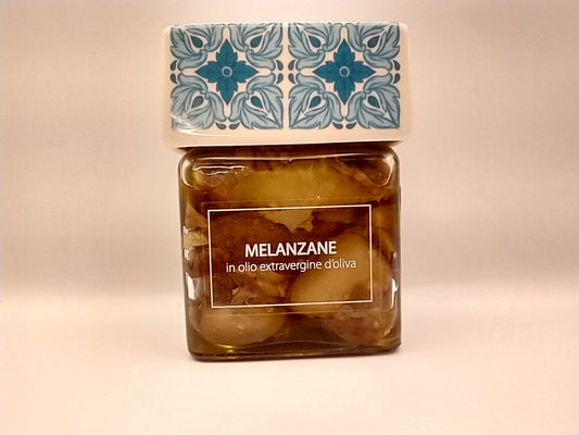 Eggplant Slices in olive oil Ceramic Lid