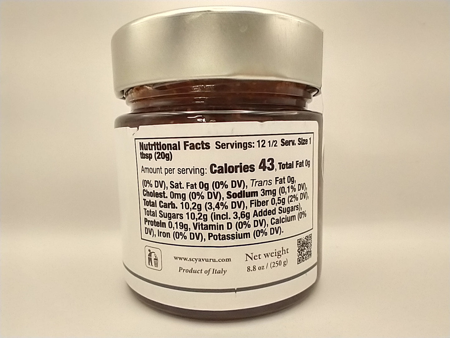 Scyavuru Sicilian Black Fig Jam