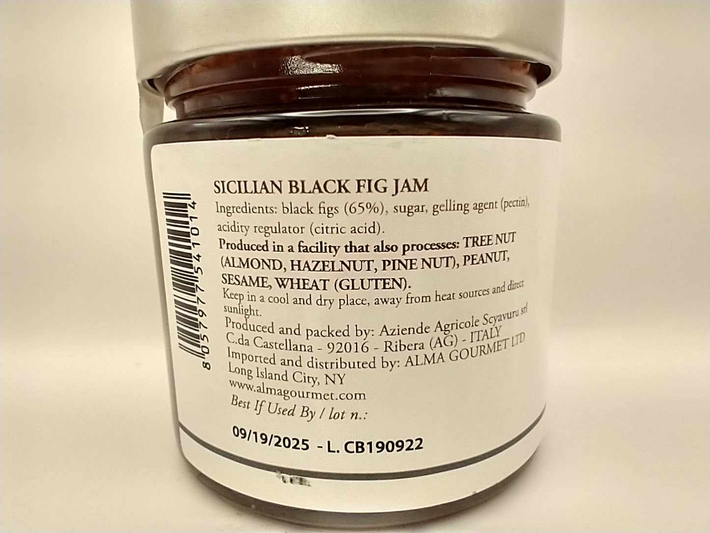 Scyavuru Sicilian Black Fig Jam