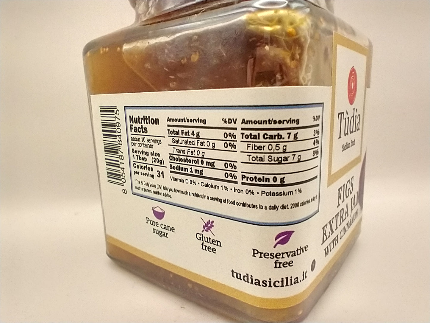 Tudia Fig Jam Cinnamon