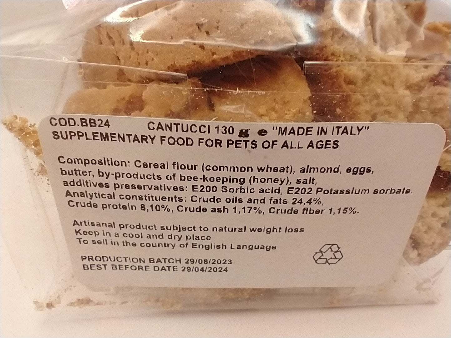 Dolci Impronte Biscuits Cantucci biscuits