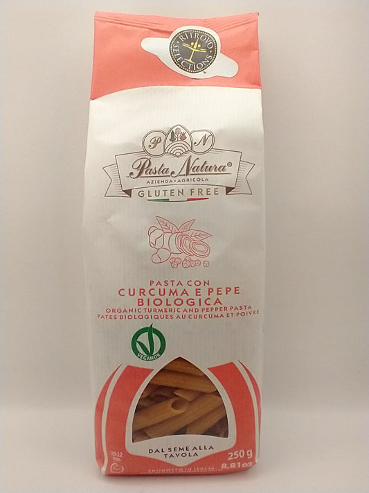 Pasta Natura Gluten Free Organic Turmeric and Black Pepper Pasta