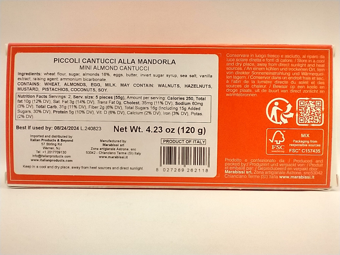 Marabissi Mini Cantucci in Box