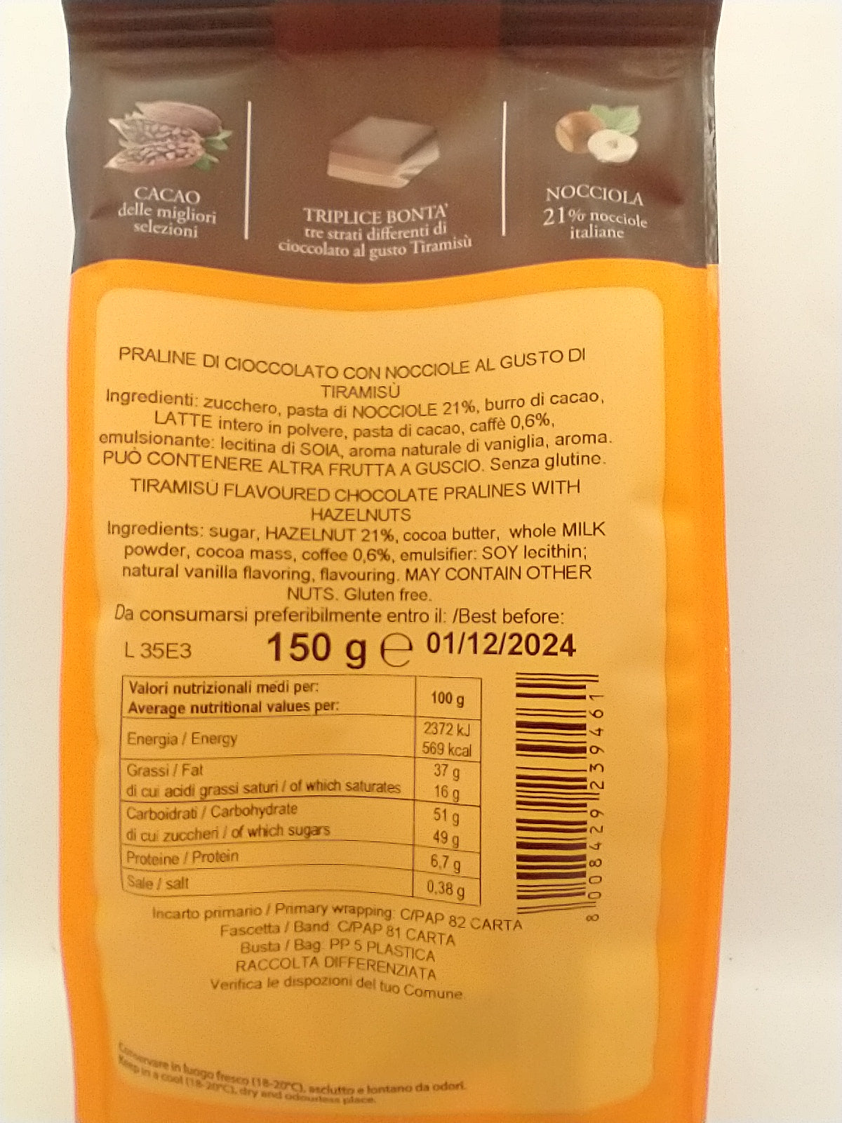 La Suissa Il Cremino Gusto Tiramisu