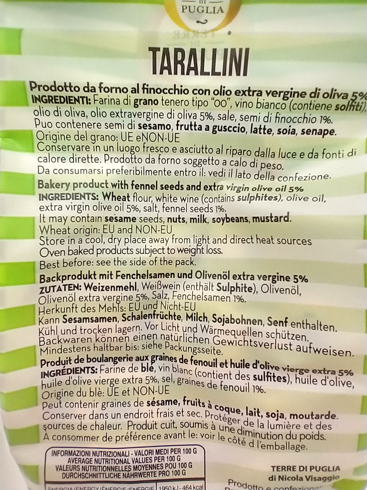 Tarallini with Fennel