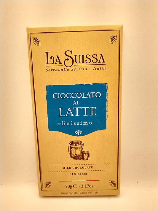 La Suissa Milk Chocolate Bar