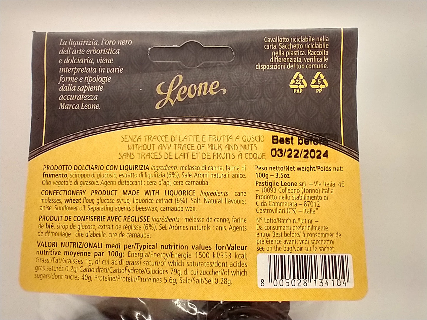 Le Preziose Rotelle Licorice Wheels