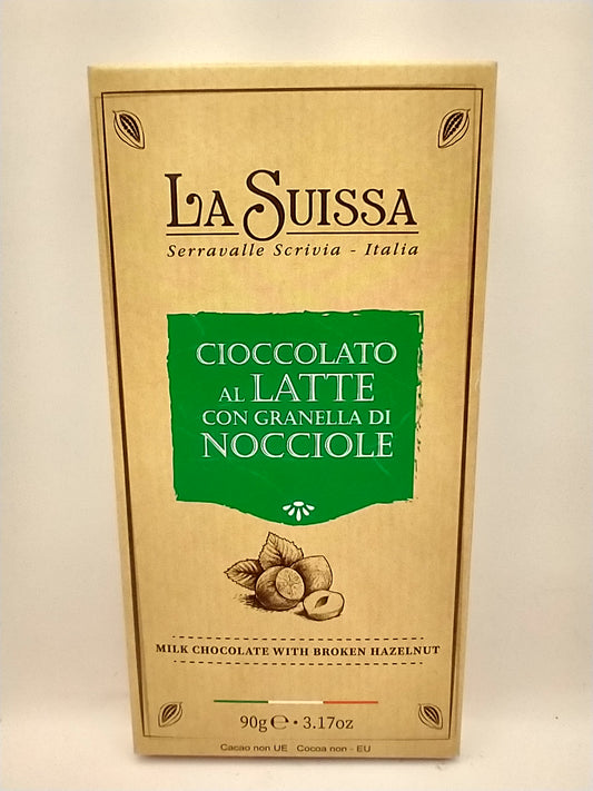 La Suissa Milk Chocolate Hazelnut Bar