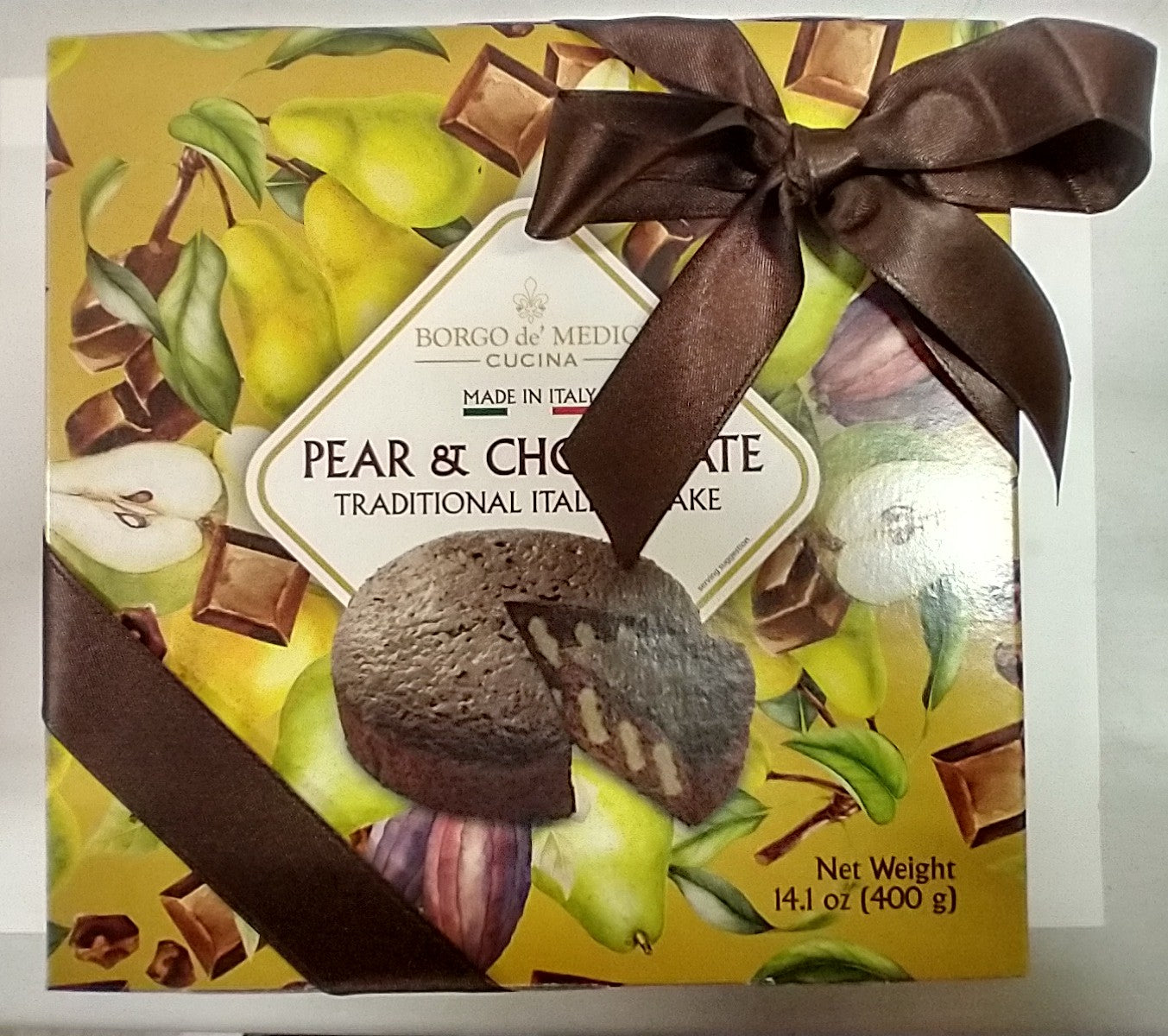 Borgo de' Medici Pear & Chocolate Traditional Italian Cake