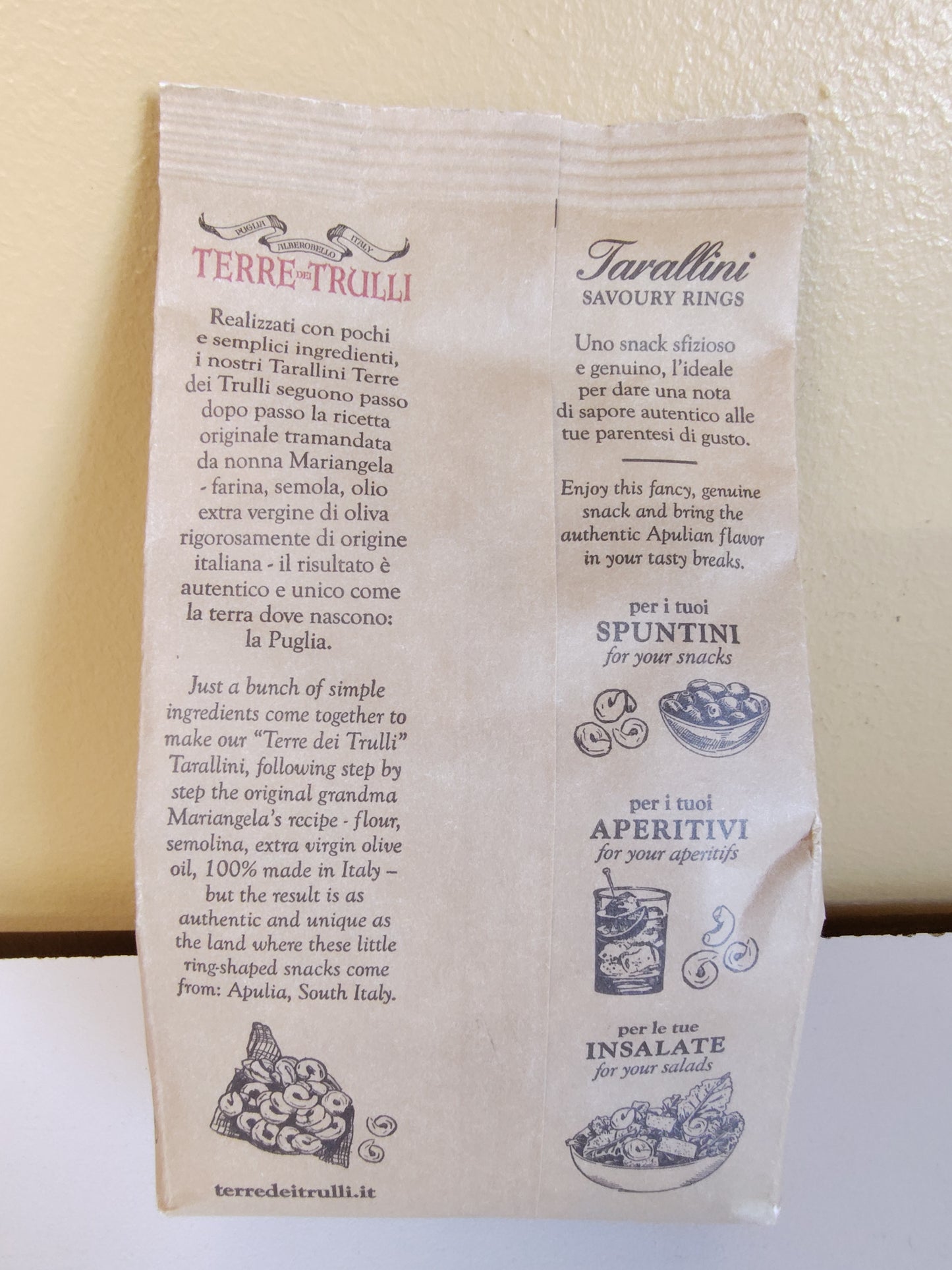 Terre dei Trulli Tarallini Savory Rings Tomato and Basil
