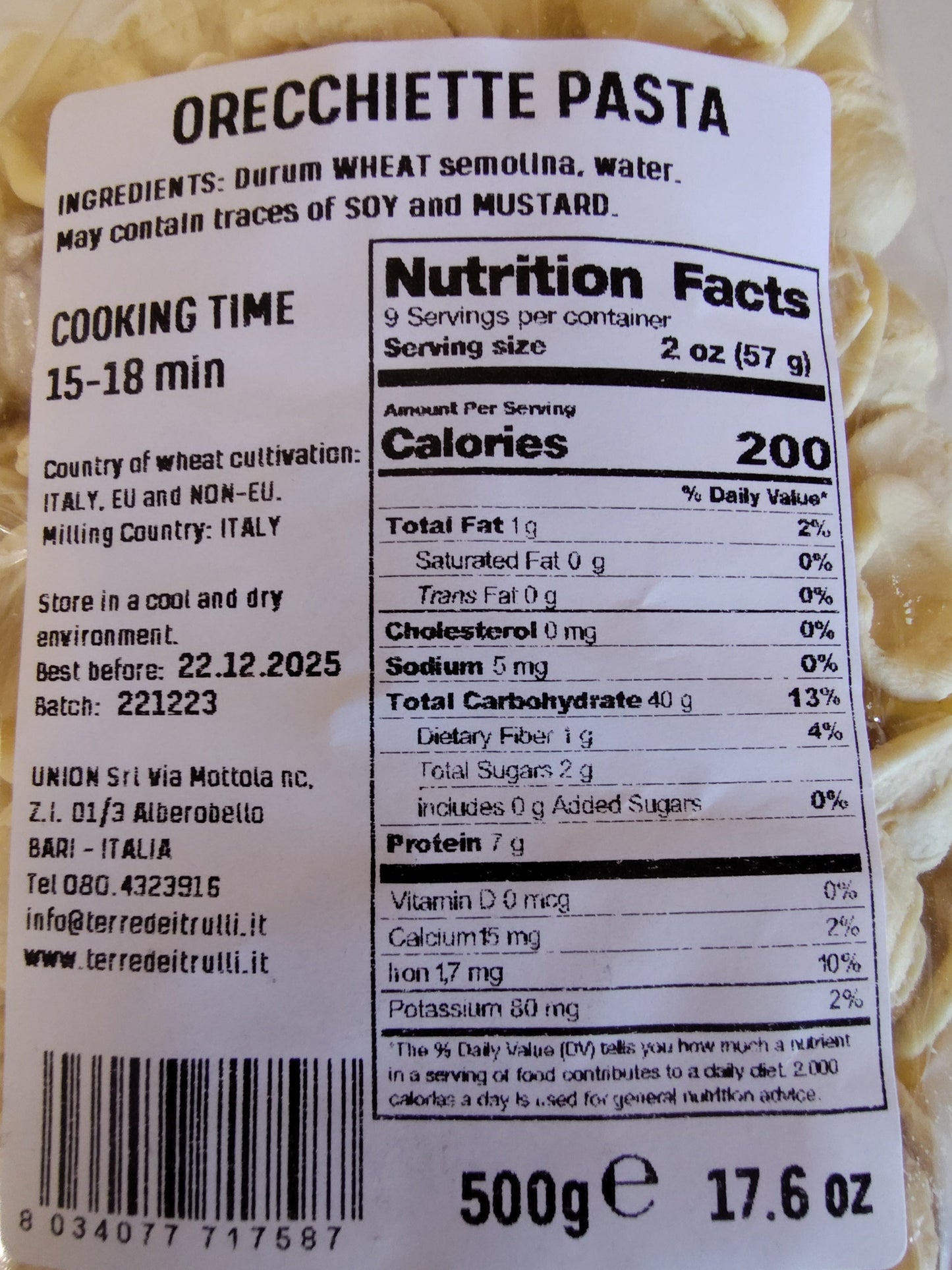 Terre dei Trulli Orecchiette