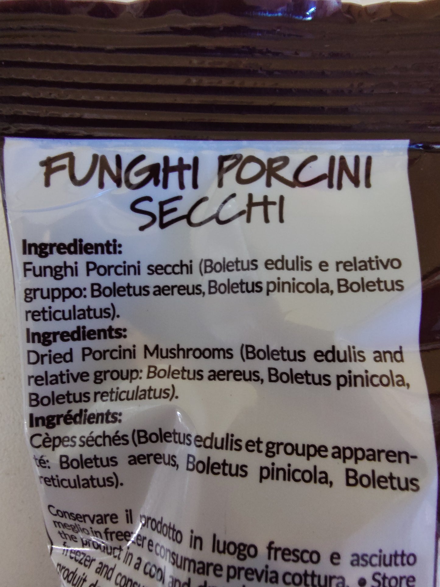 Merlini Dried Porcini Wild Mushrooms