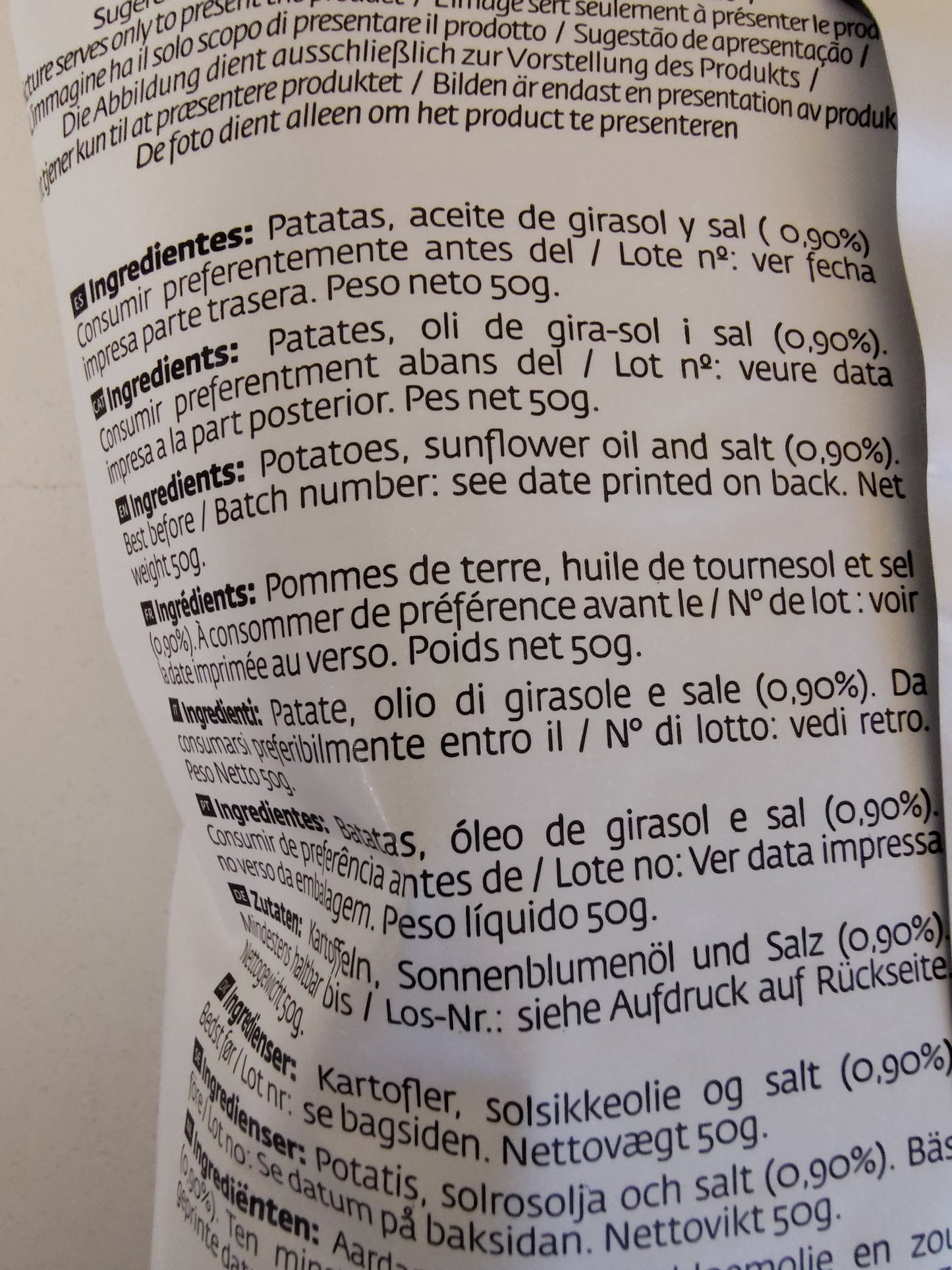 Torres Mediterranean Sea Salt Potato Chips Small