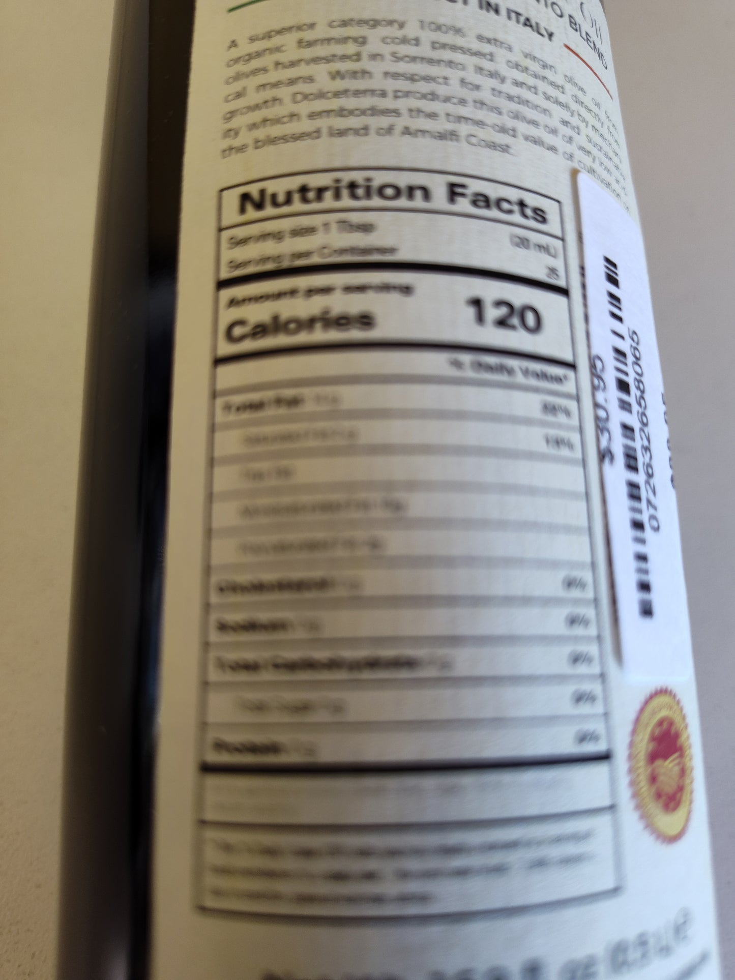 Dolce Terra Sorrento Extra Virgin Olive Oil