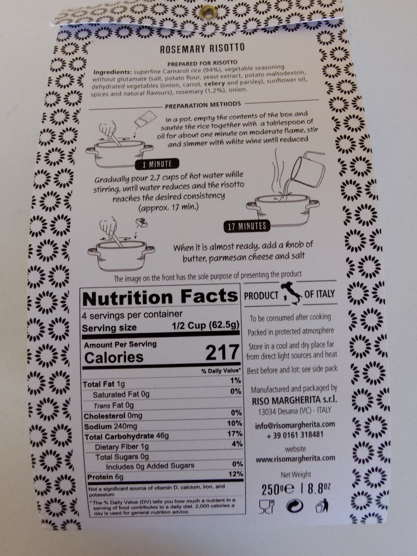 Tenuta Margherita Risotto Rosemary