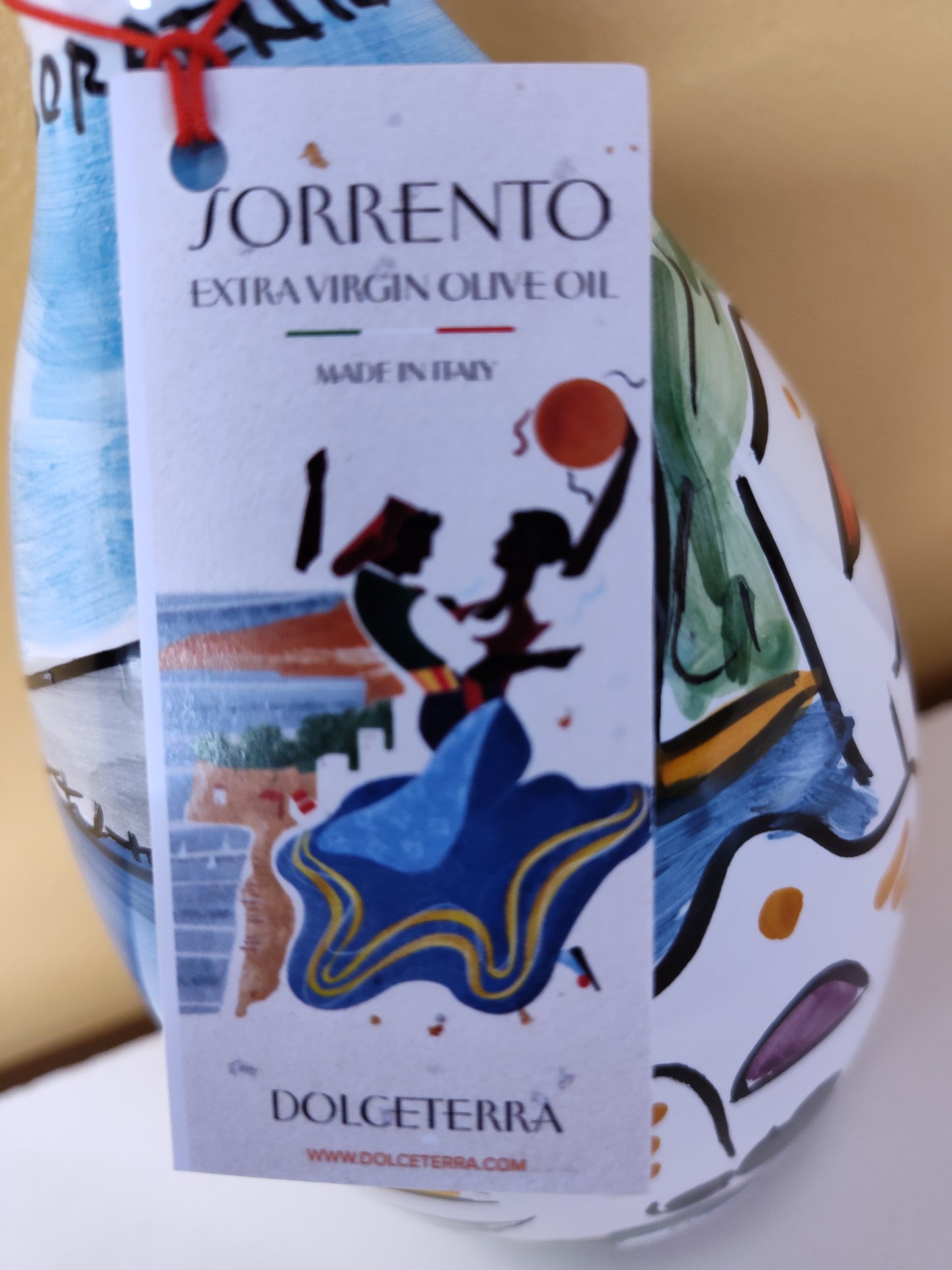 Sorrento Extra Virgin Olive Oil in Landscape Handmade Jar