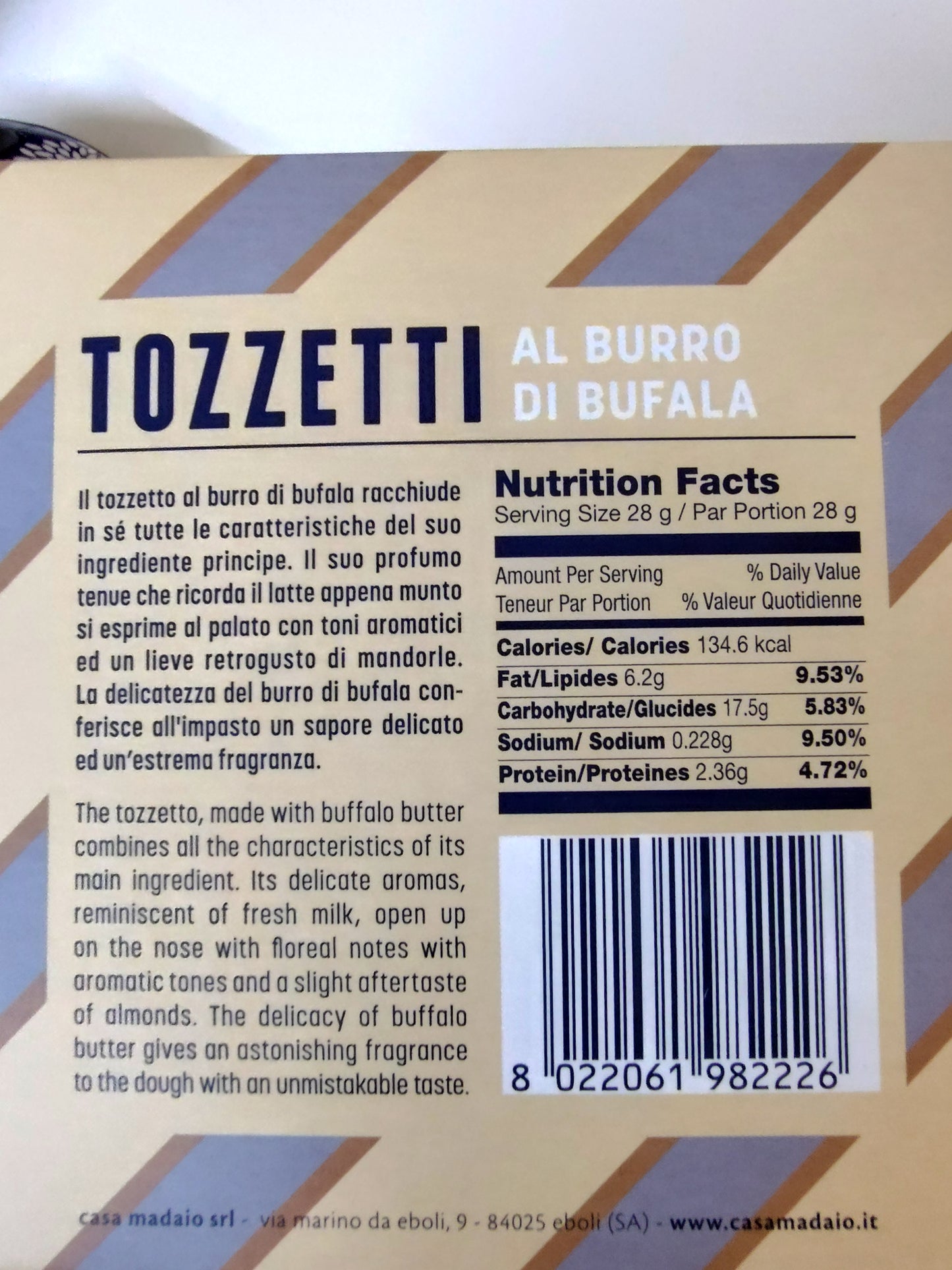 Tozzetti Crackers Wbc