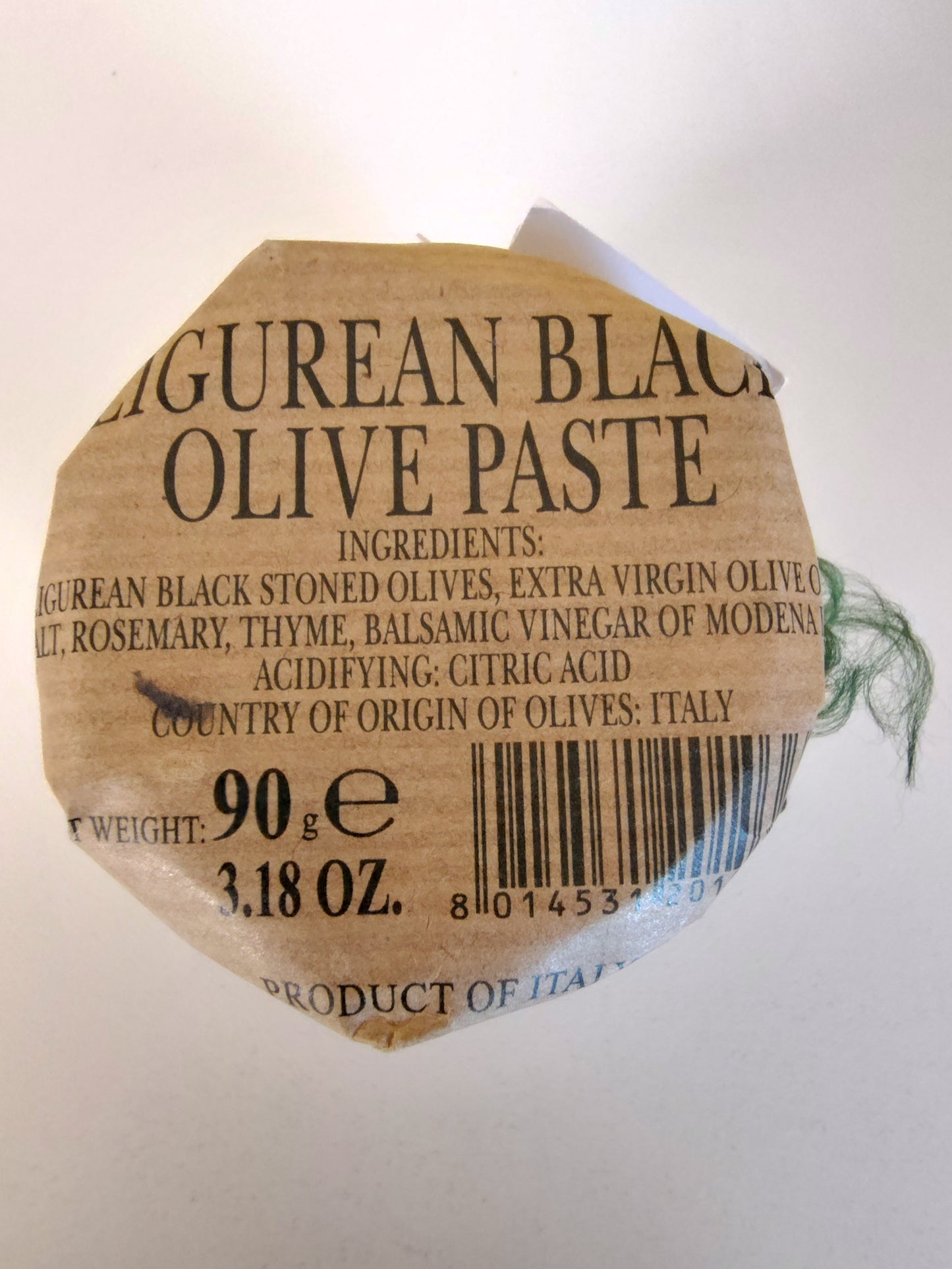 Ligurean Black Olive Paste Small