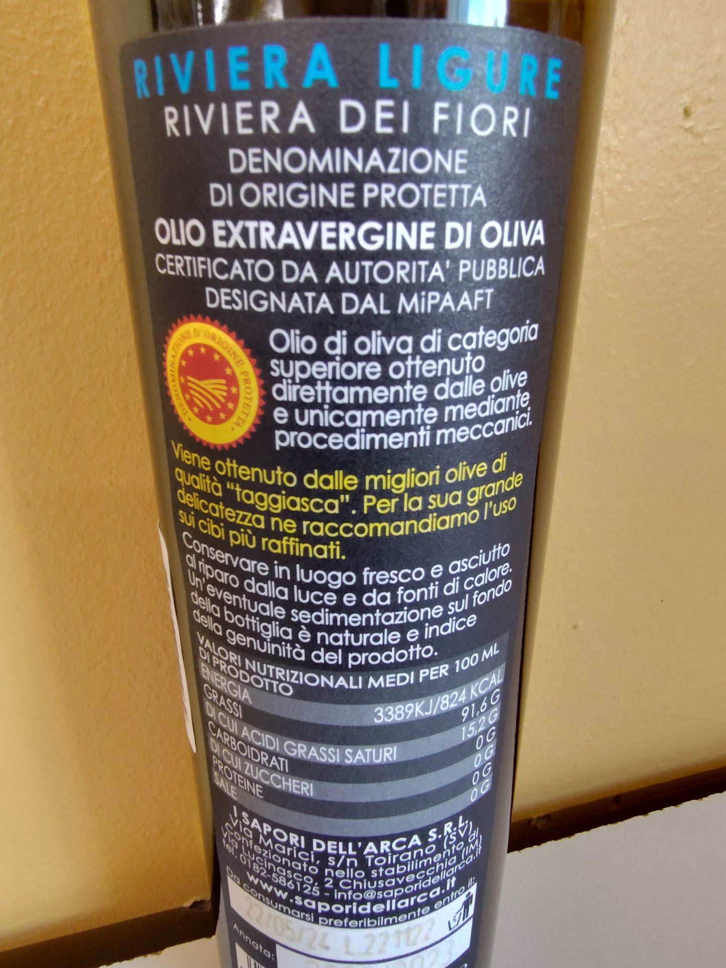 Divizia Riviera Ligure EVOO
