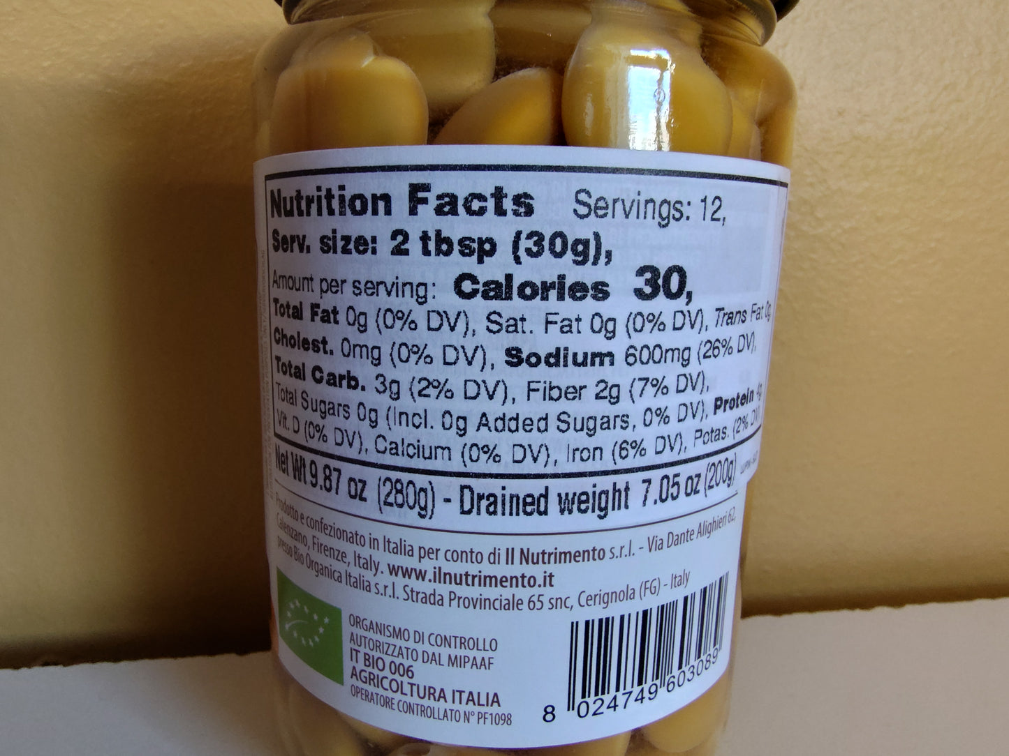 Lupini Beans 580 ML in Brine